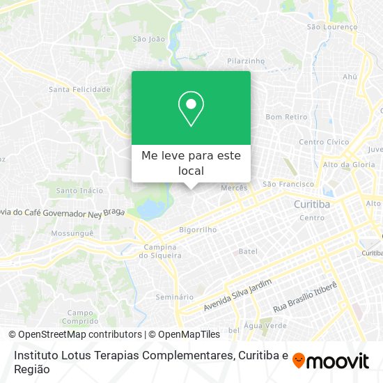 Instituto Lotus Terapias Complementares mapa