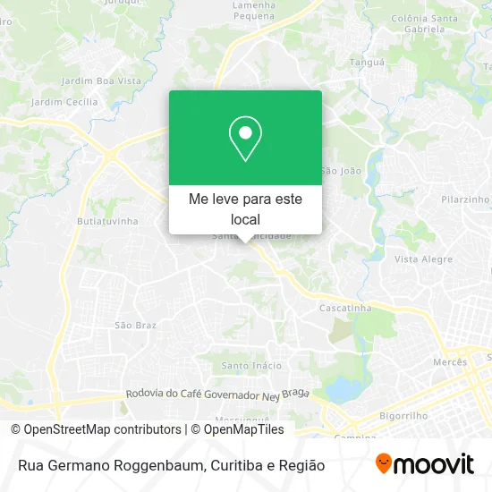 Rua Germano Roggenbaum mapa