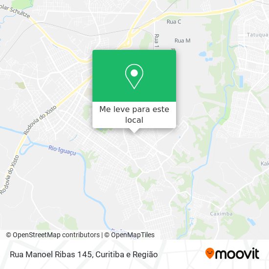 Rua Manoel Ribas 145 mapa