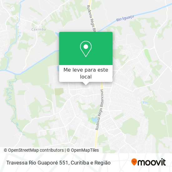 Travessa Rio Guaporé 551 mapa