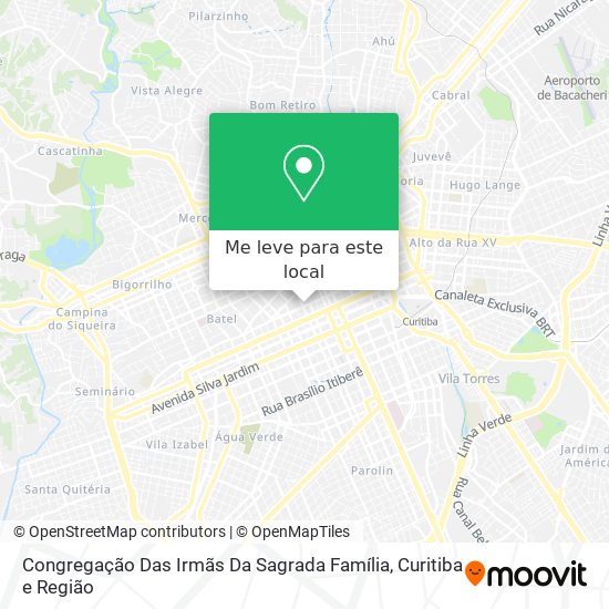 Congregação Das Irmãs Da Sagrada Família mapa
