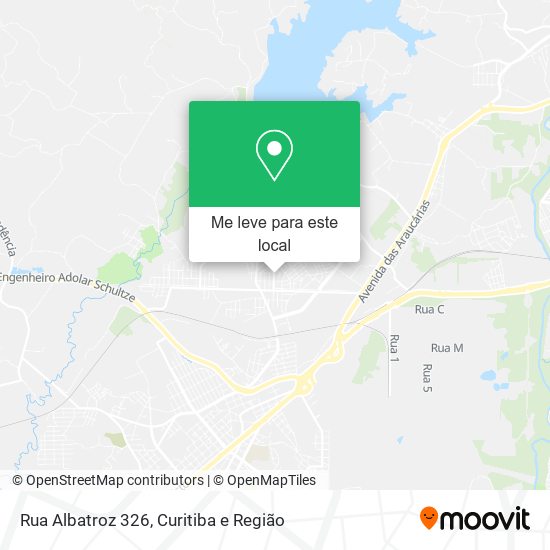 Rua Albatroz 326 mapa
