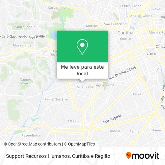 Support Recursos Humanos mapa