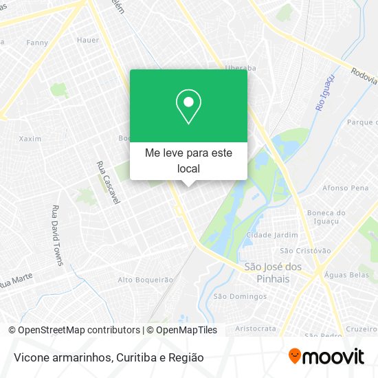 Vicone armarinhos mapa