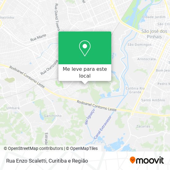 Rua Enzo Scaletti mapa