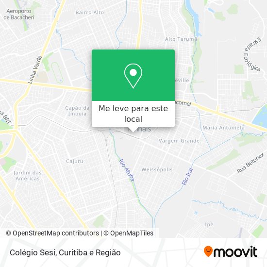 Colégio Sesi mapa