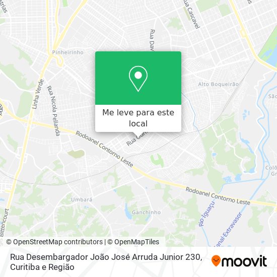 Rua Desembargador João José Arruda Junior 230 mapa