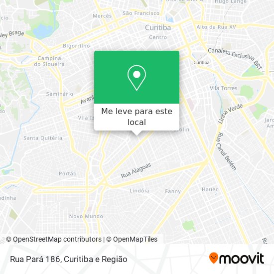 Rua Pará 186 mapa