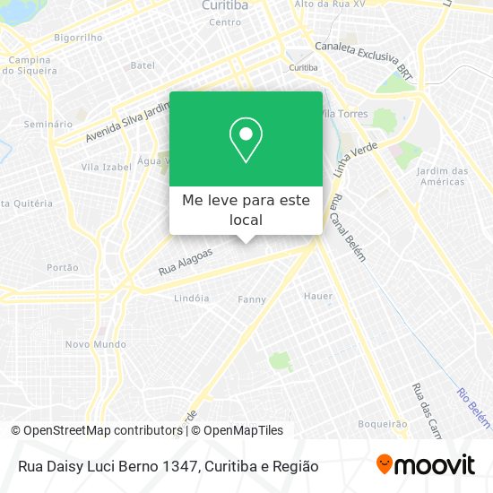 Rua Daisy Luci Berno 1347 mapa