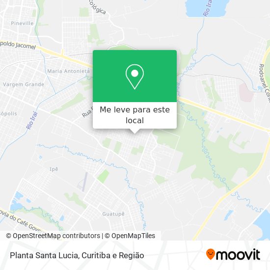 Planta Santa Lucia mapa