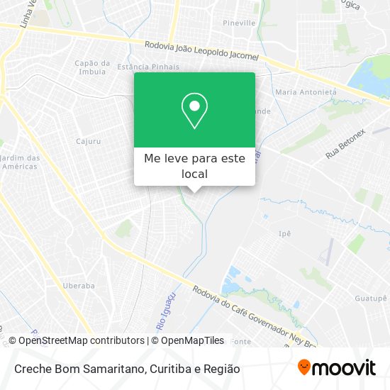 Creche Bom Samaritano mapa