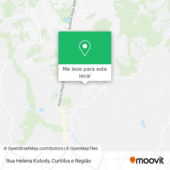 Rua Helena Kolody mapa