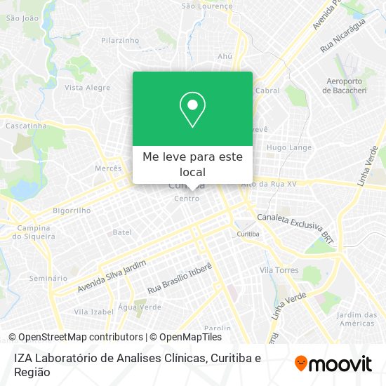 IZA Laboratório de Analises Clínicas mapa
