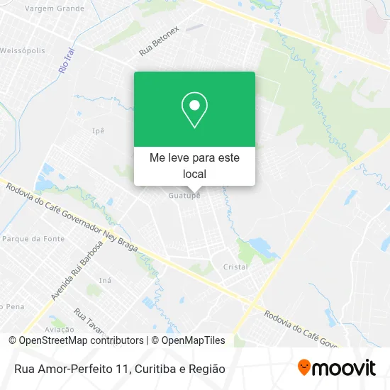 Rua Amor-Perfeito 11 mapa