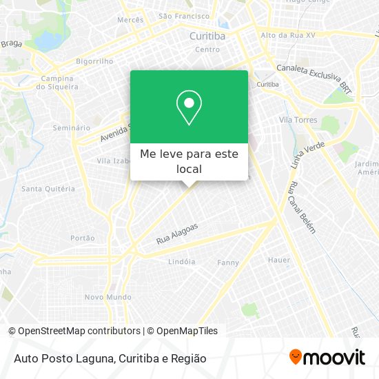 Auto Posto Laguna mapa