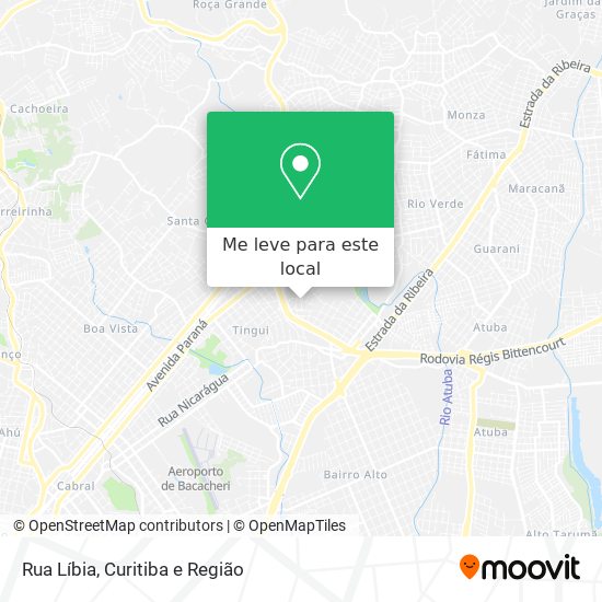 Rua Líbia mapa