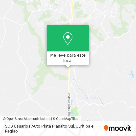 SOS Usuarios Auto Pista Planalto Sul mapa