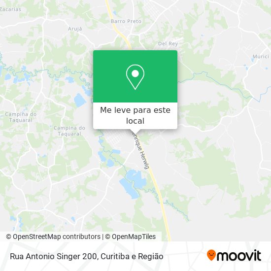 Rua Antonio Singer 200 mapa
