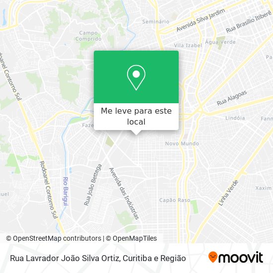 Rua Lavrador João Silva Ortiz mapa