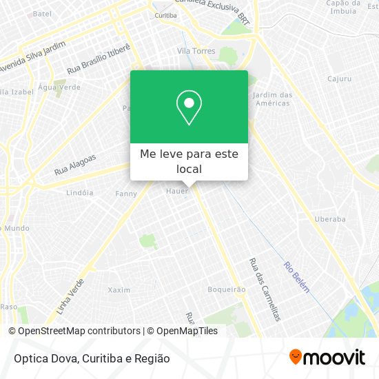 Optica Dova mapa
