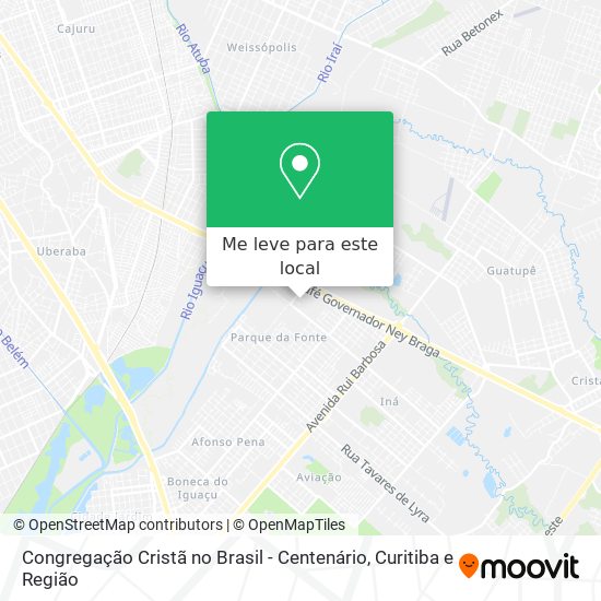 Congregação Cristã no Brasil - Centenário mapa