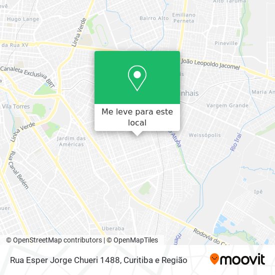 Rua Esper Jorge Chueri 1488 mapa