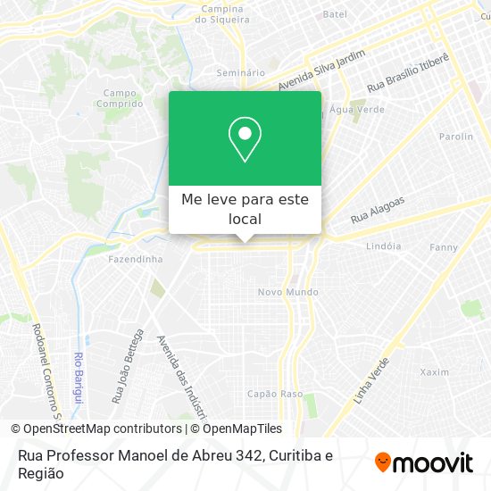 Rua Professor Manoel de Abreu 342 mapa