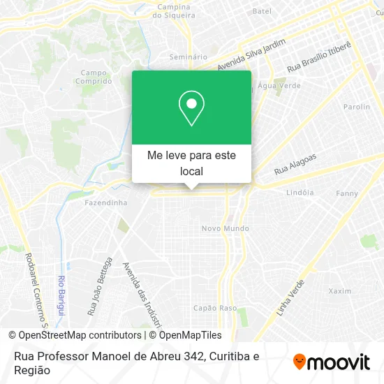 Rua Professor Manoel de Abreu 342 mapa