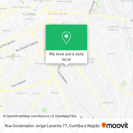 Rua Governador Jorge Lacerda 77 mapa