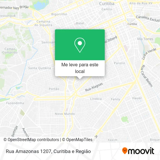 Rua Amazonas 1207 mapa