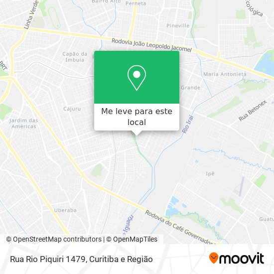 Rua Rio Piquiri 1479 mapa