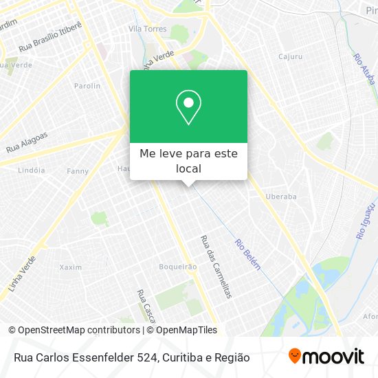 Rua Carlos Essenfelder 524 mapa