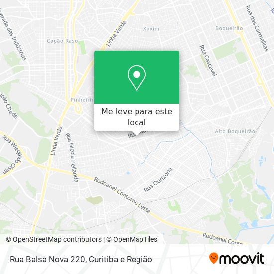 Rua Balsa Nova 220 mapa
