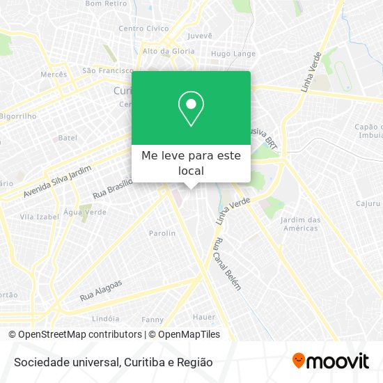 Sociedade universal mapa