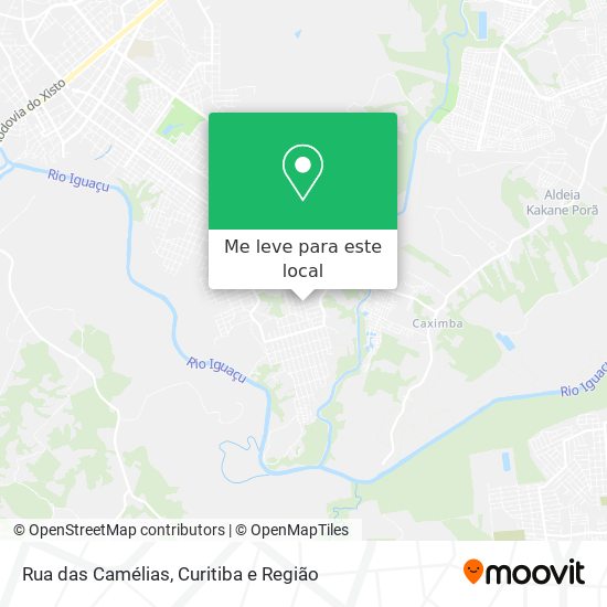 Rua das Camélias mapa