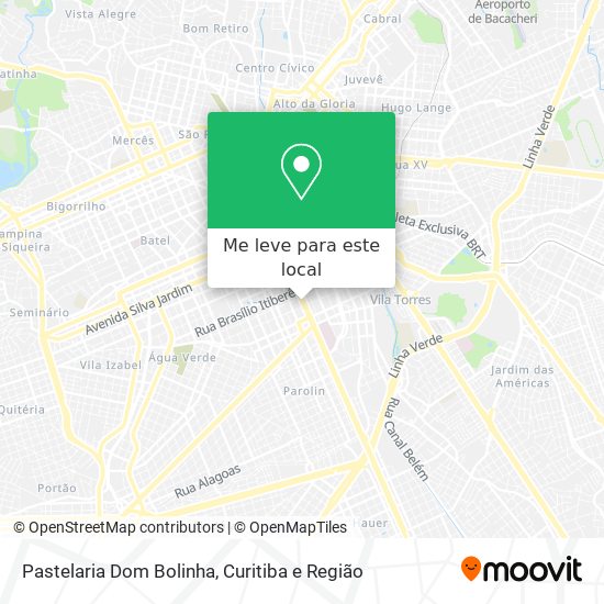 Pastelaria Dom Bolinha mapa