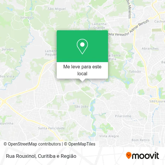 Rua Rouxinol mapa