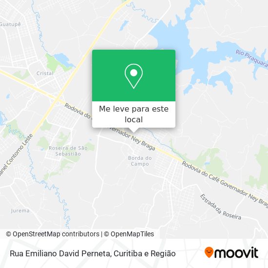 Rua Emiliano David Perneta mapa