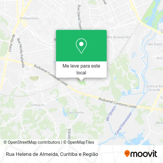 Rua Helena de Almeida mapa