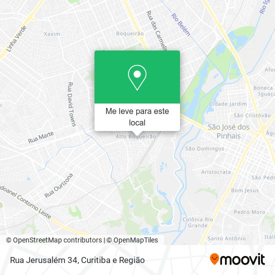 Rua Jerusalém 34 mapa