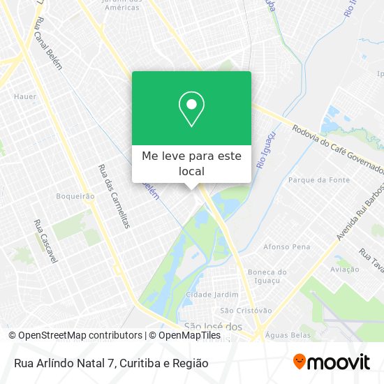 Rua Arlíndo Natal 7 mapa