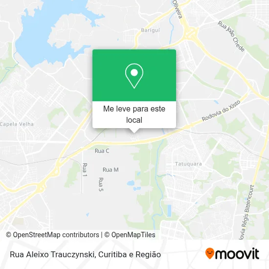 Rua Aleixo Trauczynski mapa