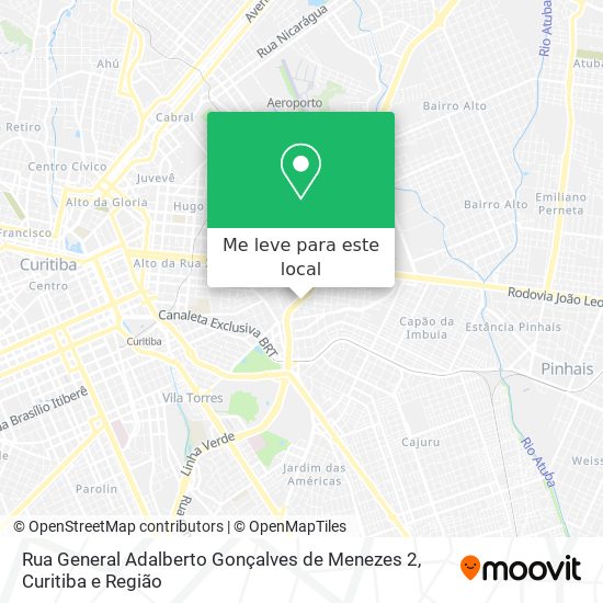 Rua General Adalberto Gonçalves de Menezes 2 mapa