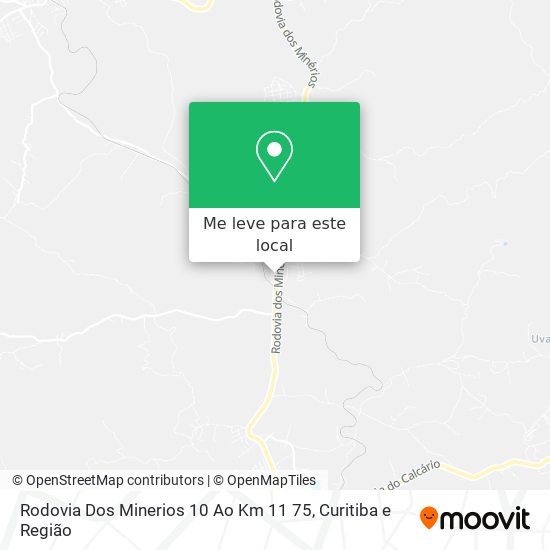 Rodovia Dos Minerios 10 Ao Km 11 75 mapa
