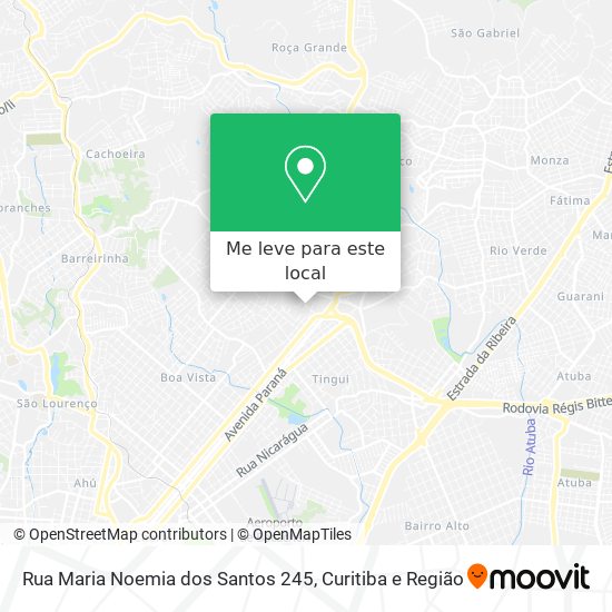 Rua Maria Noemia dos Santos 245 mapa