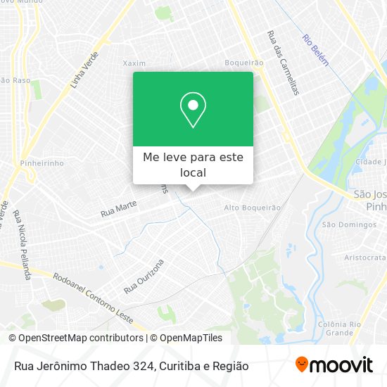 Rua Jerônimo Thadeo 324 mapa