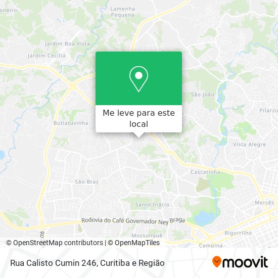 Rua Calisto Cumin 246 mapa