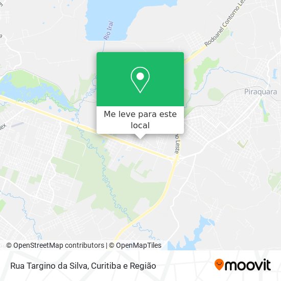 Rua Targino da Silva mapa
