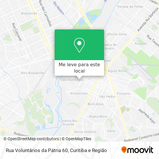 Rua Voluntários da Pátria 60 mapa