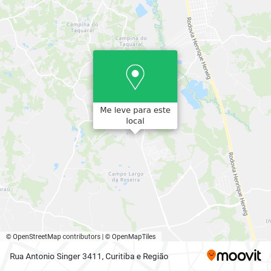 Rua Antonio Singer 3411 mapa